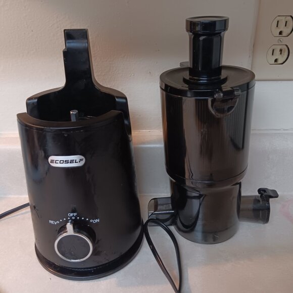 Ecoself Big Mouth Slow Juicer Black SJ-050C - Picture 1 of 5